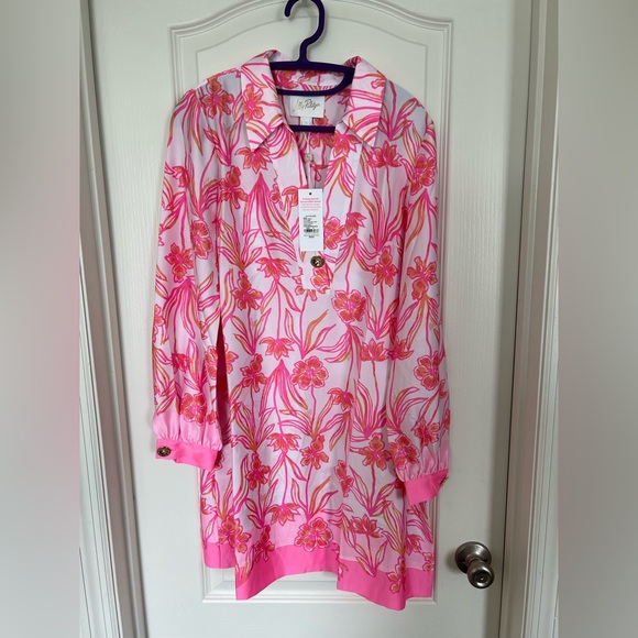 Lilly Pulitzer Tops - Lilly Pulitzer Iralanne Popover Dress. Size 6. NWT